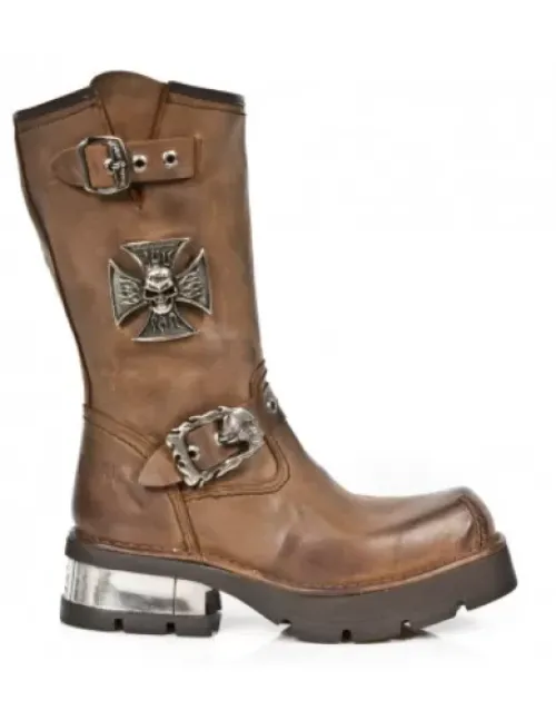 New New Rock Boot Neobiker -1601-C4