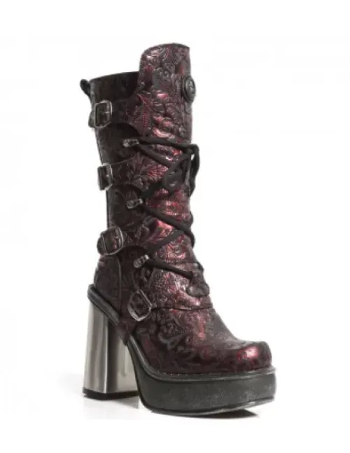 Discount New Rock Boot Patafora -9973-C6