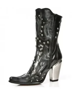 New New Rock Boot Bu -7985-C2