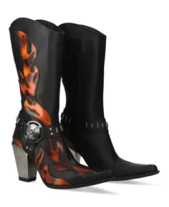New New Rock Boot Bu -7901-1