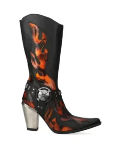 New New Rock Boot Bu -7901-1