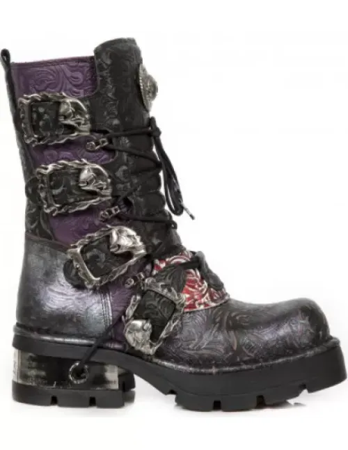 New Rock Boot etaic -373-Cz79