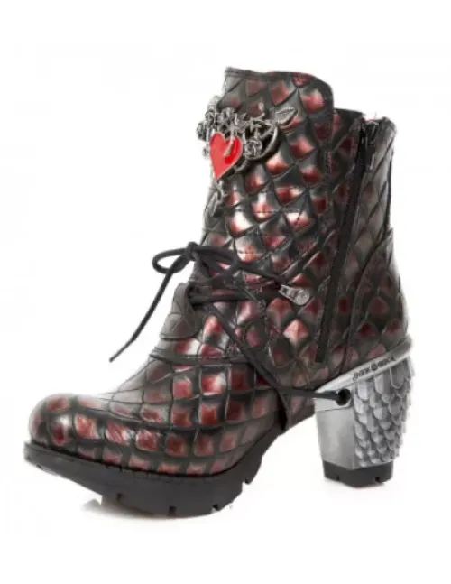 Clearance New Rock Boot Trai -Tr114-C1