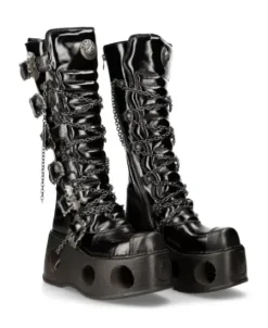Best New Rock High Boot Back Neptuno  -314-C11