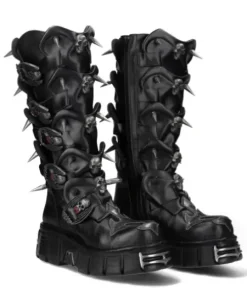 Outlet New Rock High Boot Back Tower  -755-C4