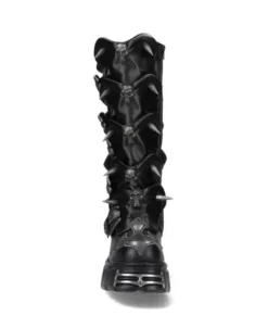 Outlet New Rock High Boot Back Tower  -755-C4