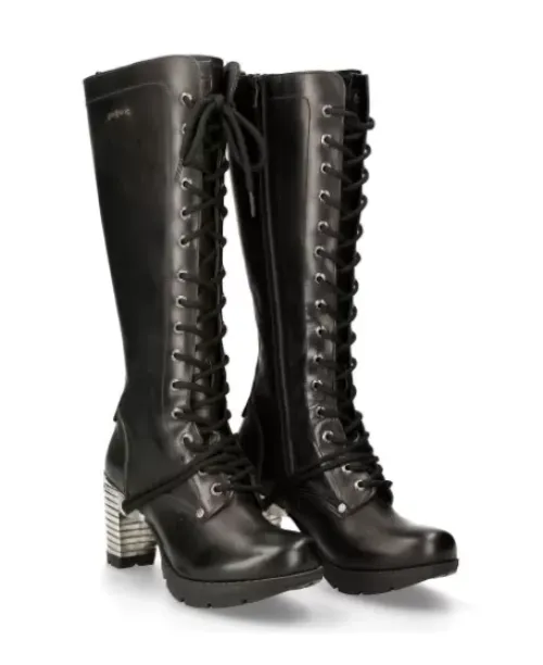 New Rock High Boot Back Trai -Tr005-1