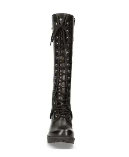 New Rock High Boot Back Trai -Tr005-1