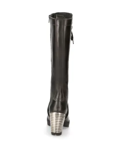 New Rock High Boot Back Trai -Tr005-1