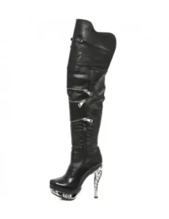 Clearance New Rock High Boot Punk -ag225-C1