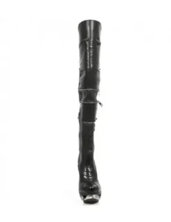 Clearance New Rock High Boot Punk -ag225-C1