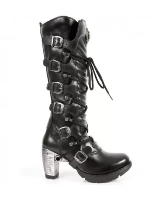 Online New Rock High Boot Trai -Tr004-1