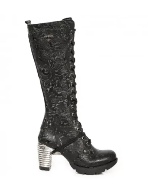 Discount New Rock High Boot Trai -Tr005-C2