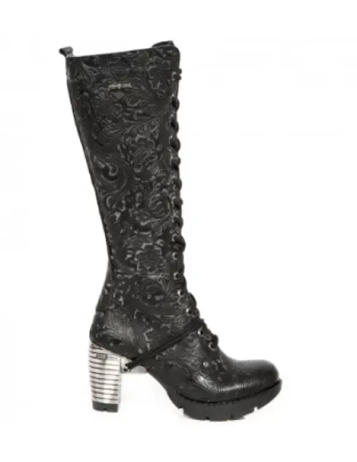 Discount New Rock High Boot Trai -Tr005-C2