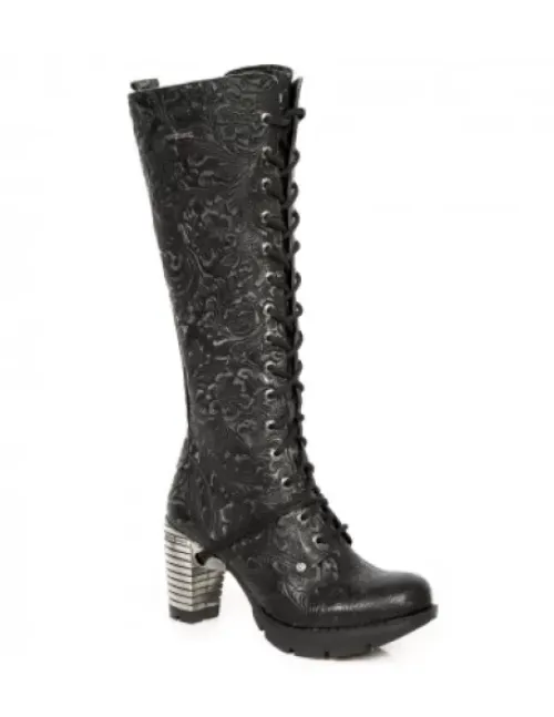 Discount New Rock High Boot Trai -Tr005-C2