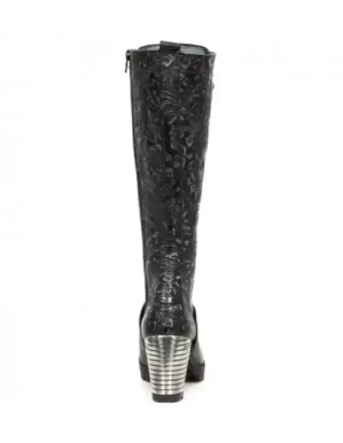 Discount New Rock High Boot Trai -Tr005-C2
