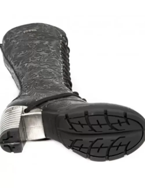 Discount New Rock High Boot Trai -Tr005-C2