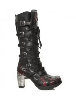 Best New Rock High Boot Trai -Tr138-1