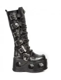 Clearance New Rock -308-C12 High Boot  Neptuno